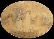 Charles conder The Meeting painting